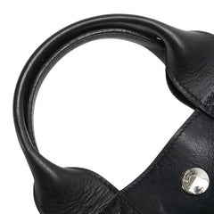 エルメス フールトゥPM ハンドバッグ ブラック エバーカーフ レディース HERMES 【中古】