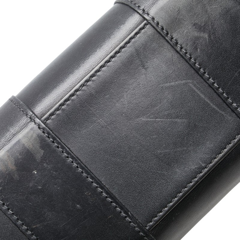 エルメス フールトゥPM ハンドバッグ ブラック エバーカーフ レディース HERMES 【中古】