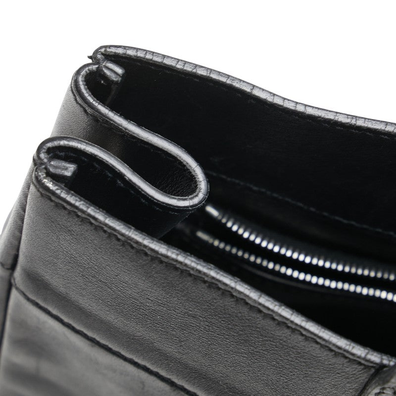 エルメス フールトゥPM ハンドバッグ ブラック エバーカーフ レディース HERMES 【中古】