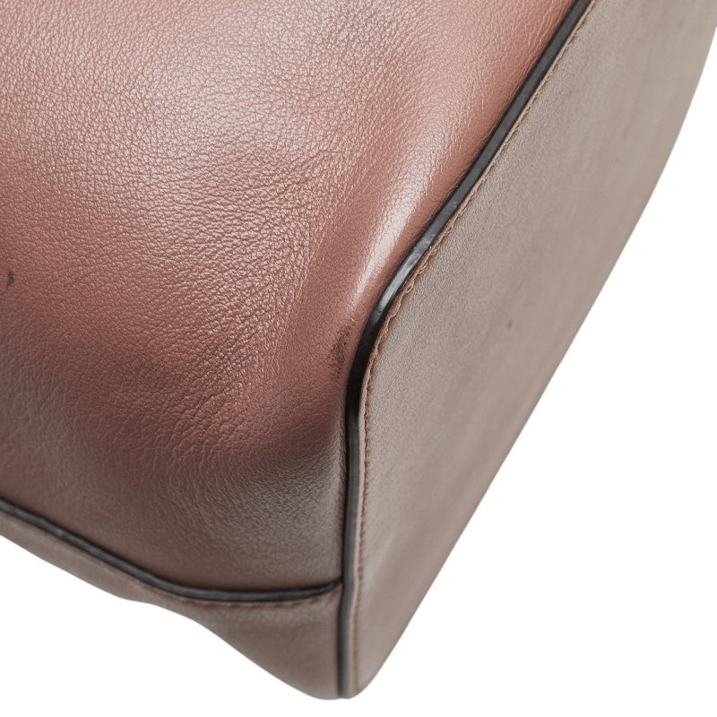 フェンディ モントレゾール ショルダーバッグ 8BT298 パープル ピンク レザー レディース FENDI 【中古】