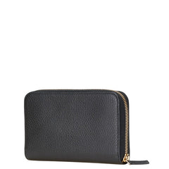 グッチ インターロッキングG 長財布 ラウンドファスナー 509644 ブラック レザー メンズ GUCCI 【中古】