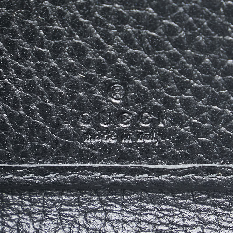 グッチ インターロッキングG 長財布 ラウンドファスナー 509644 ブラック レザー メンズ GUCCI 【中古】