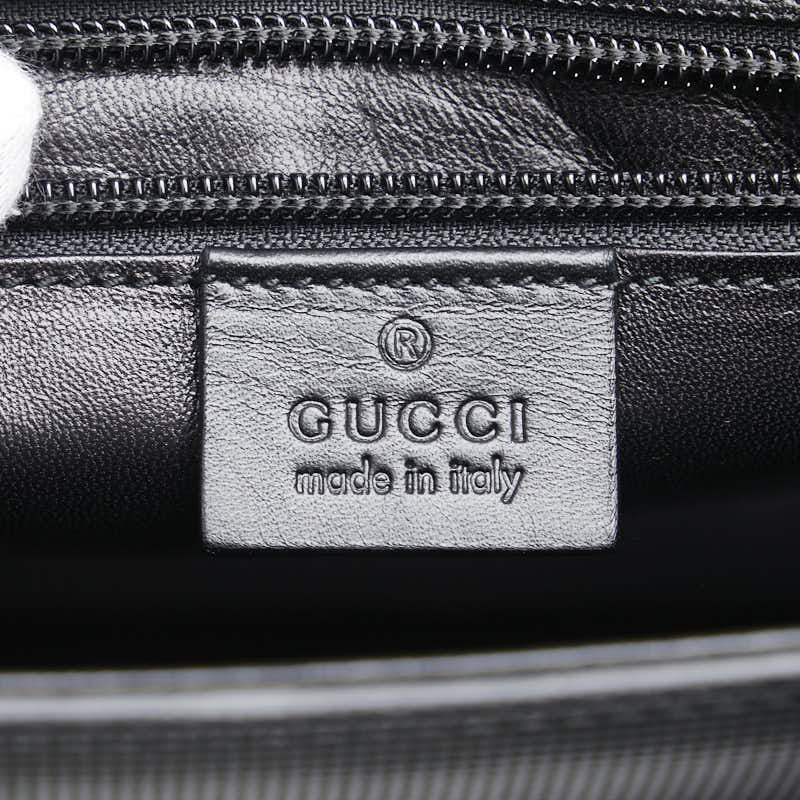 グッチ ディアマンテ ハンドバッグ ショルダーバッグ 2WAY 223650 ブラック レザー メンズ GUCCI 【中古】