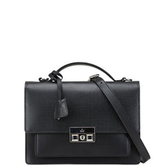 グッチ ディアマンテ ハンドバッグ ショルダーバッグ 2WAY 223650 ブラック レザー メンズ GUCCI 【中古】