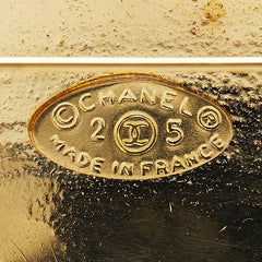 シャネル マトラッセ ココマーク ラウンド ブローチ ゴールド メッキ レディース CHANEL 【中古】