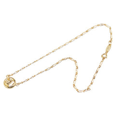 シャネル ココマーク ラウンド サークル ネックレス ゴールド メッキ レディース CHANEL 【中古】