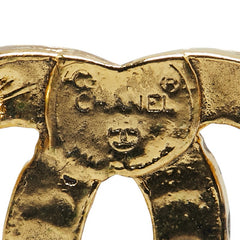 シャネル ココマーク ラインストーン ブローチ ゴールド メッキ レディース CHANEL 【中古】