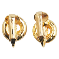 シャネル ココマーク ラウンド サークル イヤリング ゴールド メッキ レディース CHANEL 【中古】