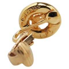 シャネル ココマーク ラウンド サークル イヤリング ゴールド メッキ レディース CHANEL 【中古】