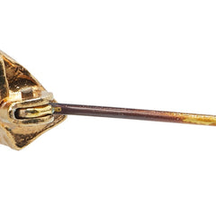 シャネル ココマーク ラインストーン ブローチ ゴールド メッキ レディース CHANEL 【中古】