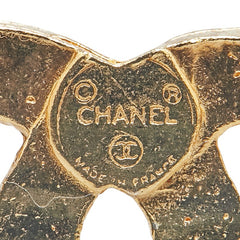 シャネル ココマーク ラインストーン ブローチ ゴールド メッキ レディース CHANEL 【中古】