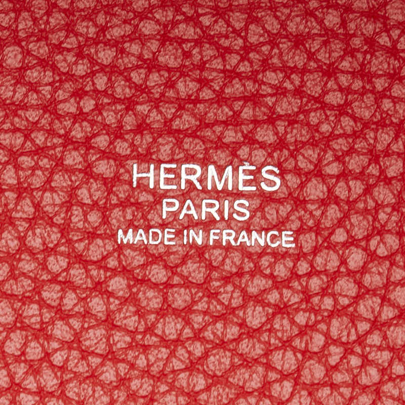 エルメス ピコタンロックPM ハンドバッグ ルージュカザック レッド トリヨンクレマンス レディース HERMES 【中古】