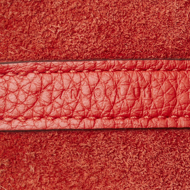 エルメス ピコタンロックPM ハンドバッグ ルージュカザック レッド トリヨンクレマンス レディース HERMES 【中古】