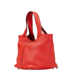 エルメス ピコタンロックPM ハンドバッグ ルージュカザック レッド トリヨンクレマンス レディース HERMES 【中古】