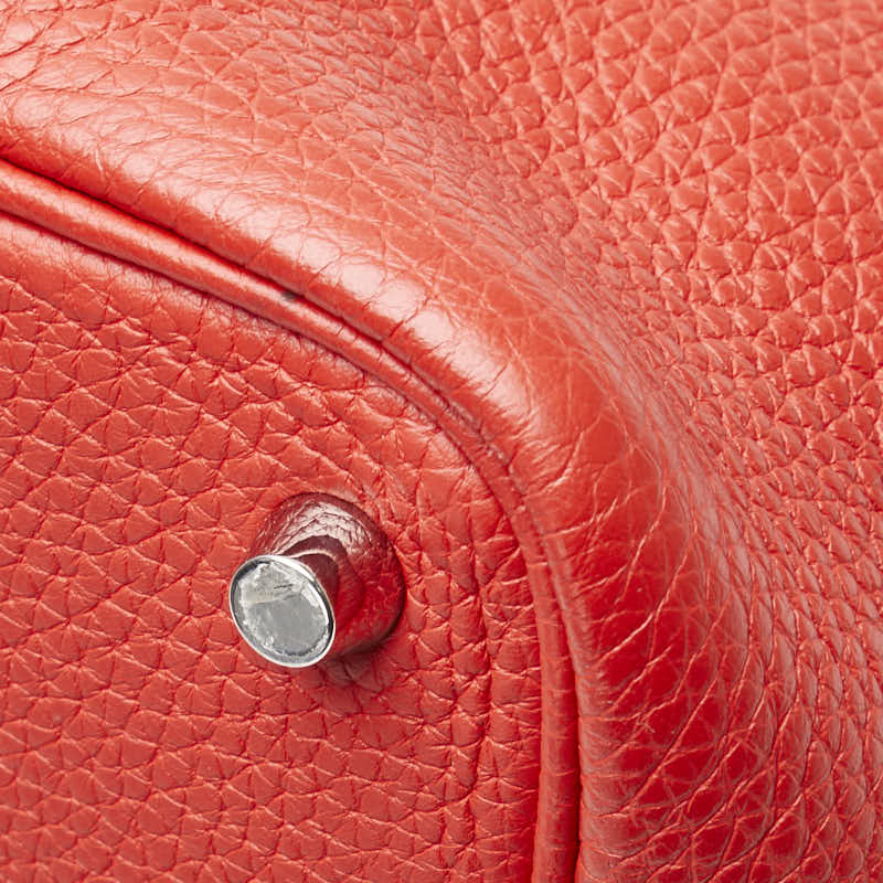エルメス ピコタンロックPM ハンドバッグ ルージュカザック レッド トリヨンクレマンス レディース HERMES 【中古】