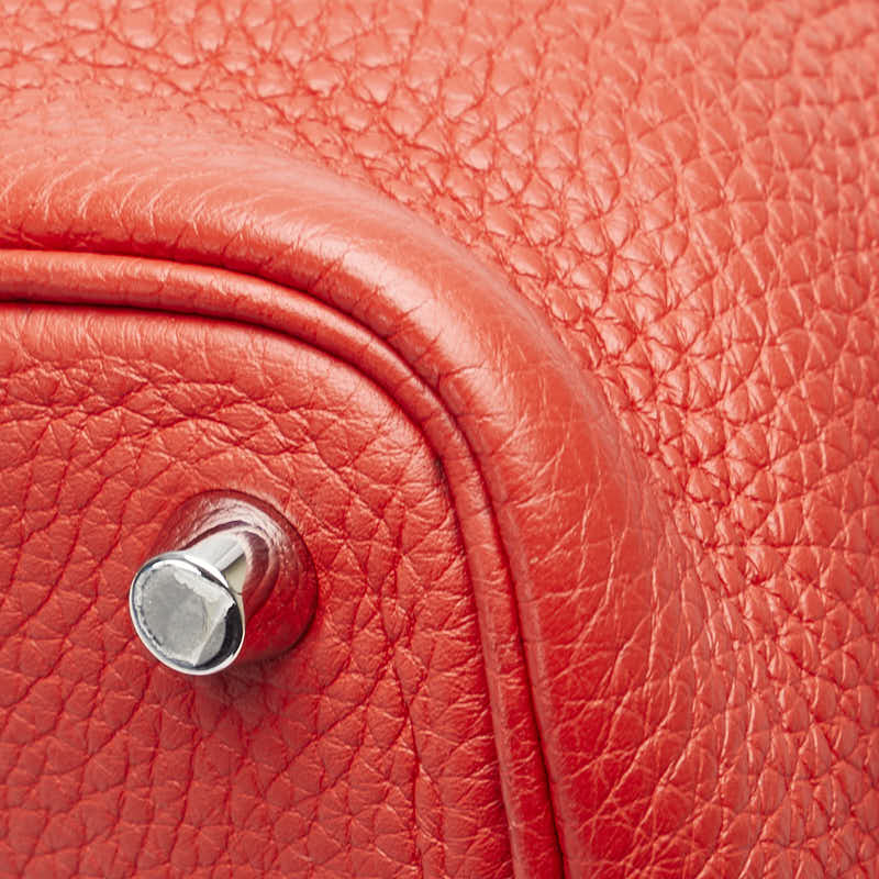 エルメス ピコタンロックPM ハンドバッグ ルージュカザック レッド トリヨンクレマンス レディース HERMES 【中古】