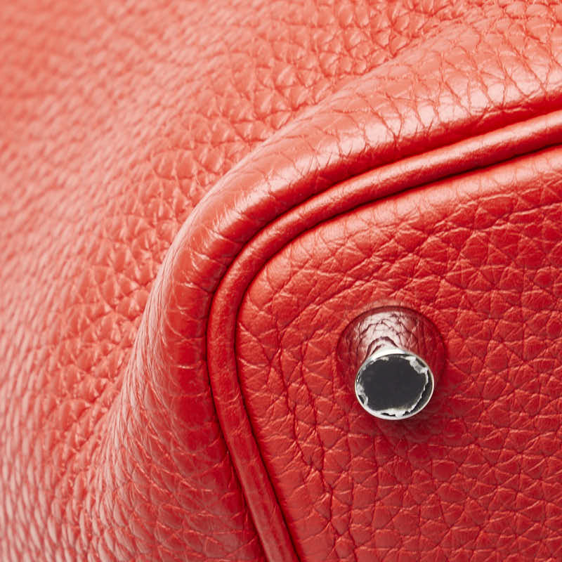 エルメス ピコタンロックPM ハンドバッグ ルージュカザック レッド トリヨンクレマンス レディース HERMES 【中古】