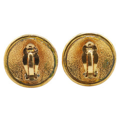 シャネル ヴィンテージ ココマーク ラウンド イヤリング ゴールド メッキ レディース CHANEL 【中古】