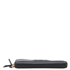 グッチ ソーホー ラウンドファスナー 長財布 598187 ブラック レザー レディース GUCCI 【中古】