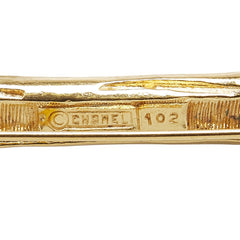 シャネル バンブー グリポワ ブローチ ゴールド メッキ レディース CHANEL 【中古】