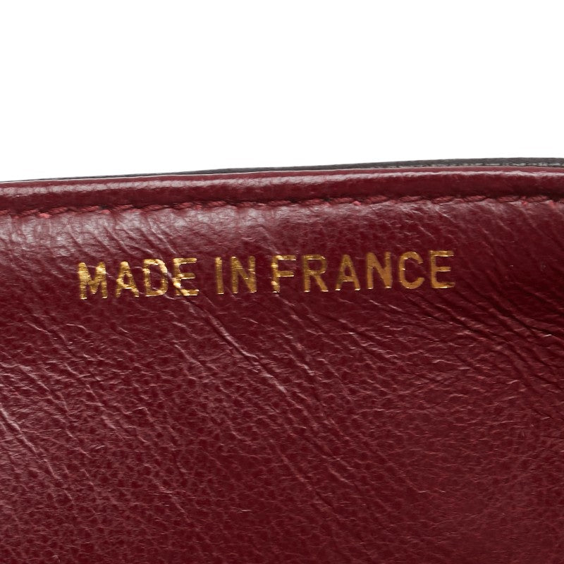 シャネル ココマーク マトラッセ25 ダブルフラップ チェーン ショルダーバッグ ブラック ラムスキン レディース CHANEL 【中古】