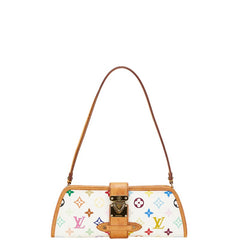 ルイ ヴィトン モノグラム マルチカラー シャーリー ハンドバッグ ワンショルダーバッグ M40049 ブロン ホワイト PVC レザー レディース LOUIS VUITTON 【中古】