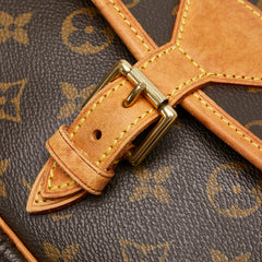 ルイ ヴィトン モノグラム ソローニュ 斜め掛け ショルダーバッグ M42250 ブラウン PVC レザー レディース LOUIS VUITTON 【中古】