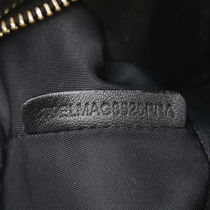 バーバリー TBロゴ チェーン ショルダーバッグ ブラック レザー レディース BURBERRY 【中古】