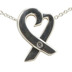 ティファニー ラビングハート ネックレス シルバー SV925 シルバー レディース TIFFANY&Co. 【中古】