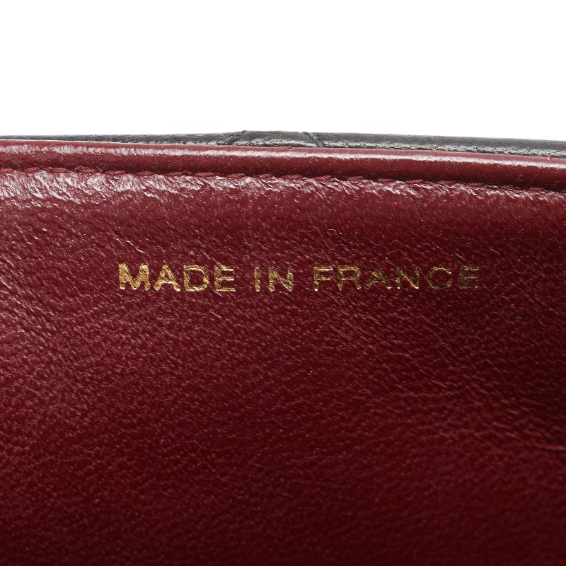 シャネル マトラッセ ココマーク ハンドバッグ ブラック ラムスキン レディース CHANEL 【中古】