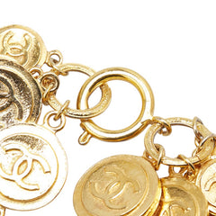 シャネル ココマーク ラウンド 4連 ネックレス ゴールド メッキ レディース CHANEL 【中古】