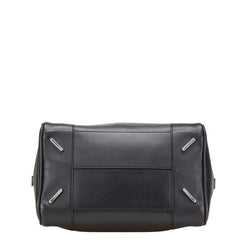 ロエベ アナグラム アマソナ75 ハンドバッグ ショルダーバッグ 2WAY ブラック レザー レディース LOEWE 【中古】