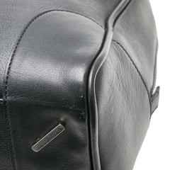 ロエベ アナグラム アマソナ75 ハンドバッグ ショルダーバッグ 2WAY ブラック レザー レディース LOEWE 【中古】