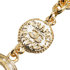 シャネル ココマーク ラリエット ネックレス ゴールド メッキ レディース CHANEL 【中古】