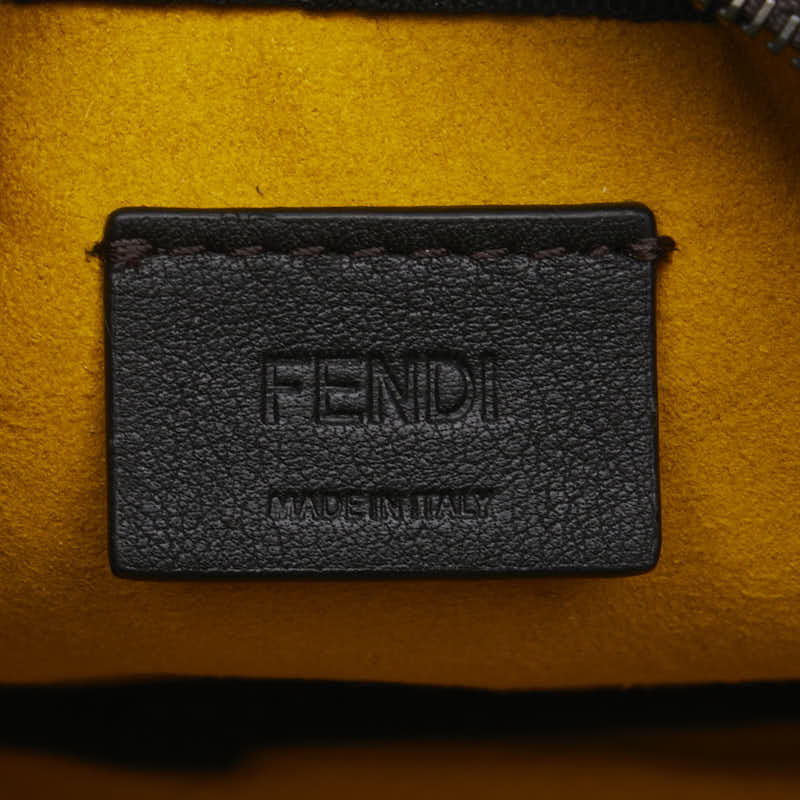 フェンディ ミニショルダーバッグ 7AS122 ベージュ ブラウン パイソン レディース FENDI 【中古】