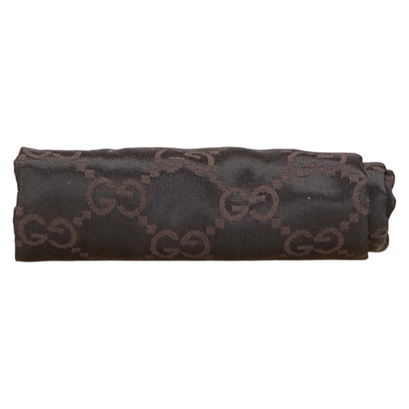 グッチ GGキャンバス ウエストバッグ ボディバッグ 28566 ブラック キャンバス レザー レディース GUCCI 【中古】