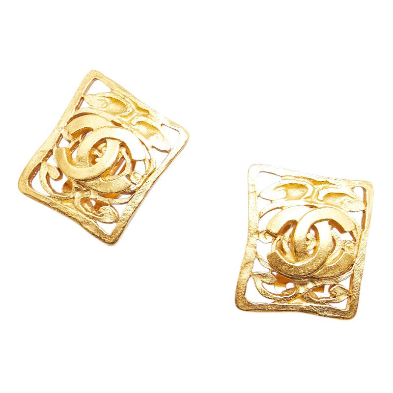 シャネル ヴィンテージ ココマーク イヤリング ゴールド メッキ レディース CHANEL 【中古】