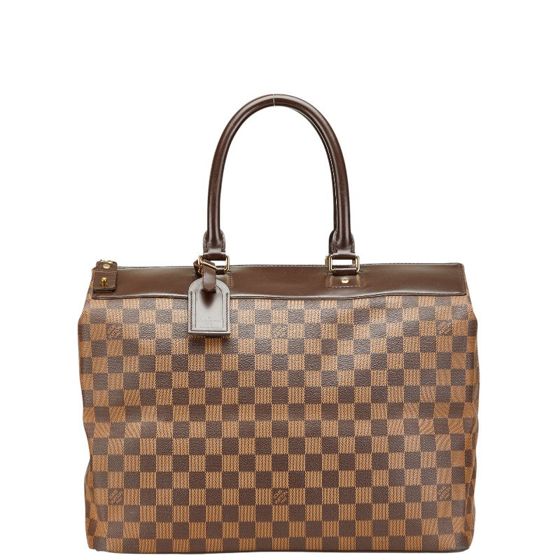 ルイ ヴィトン ダミエ グリニッジPM ボストンバッグ N41165 ブラウン PVC レザー レディース LOUIS VUITTON 【中古】