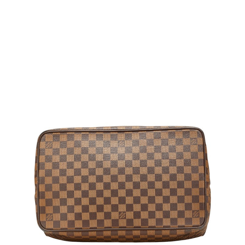 ルイ ヴィトン ダミエ グリニッジPM ボストンバッグ N41165 ブラウン PVC レザー レディース LOUIS VUITTON 【中古】