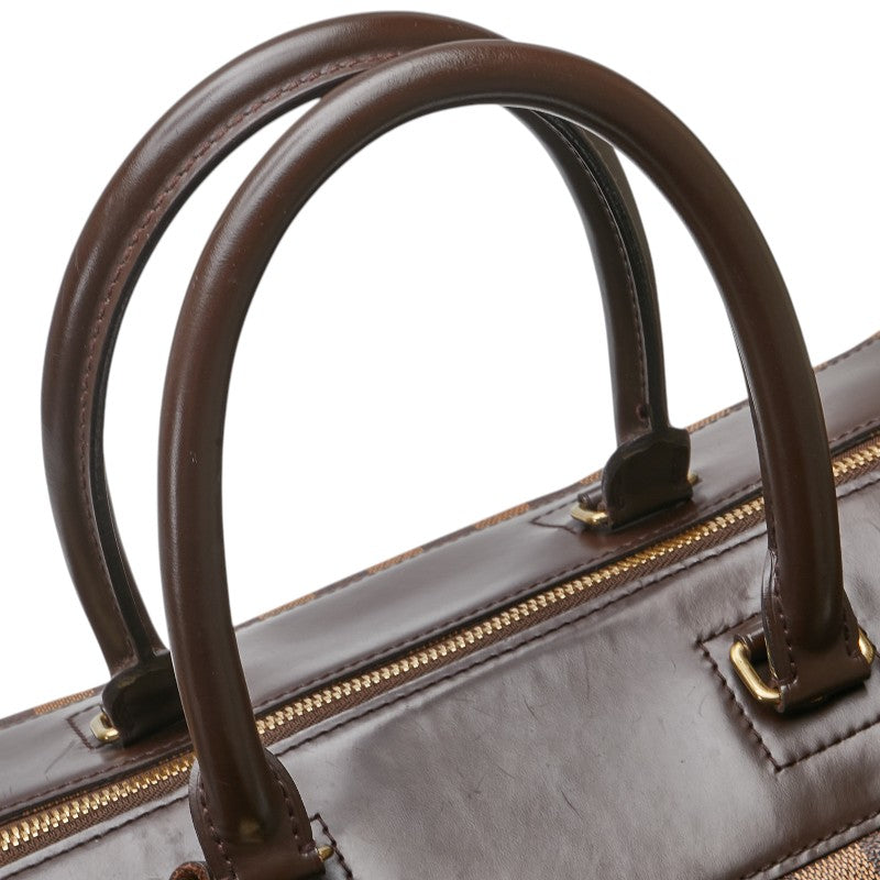 ルイ ヴィトン ダミエ グリニッジPM ボストンバッグ N41165 ブラウン PVC レザー レディース LOUIS VUITTON 【中古】