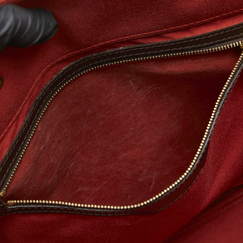 ルイ ヴィトン ダミエ グリニッジPM ボストンバッグ N41165 ブラウン PVC レザー レディース LOUIS VUITTON 【中古】
