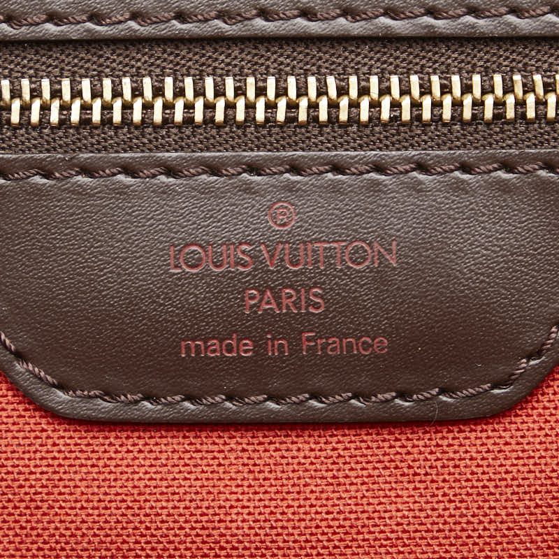 ルイ ヴィトン ダミエ グリニッジPM ボストンバッグ N41165 ブラウン PVC レザー レディース LOUIS VUITTON 【中古】