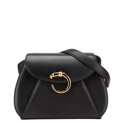 カルティエ パンテール パンサー ショルダーバッグ ブラック レザー レディース CARTIER 【中古】