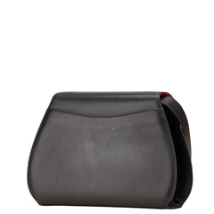 カルティエ パンテール パンサー ショルダーバッグ ブラック レザー レディース CARTIER 【中古】