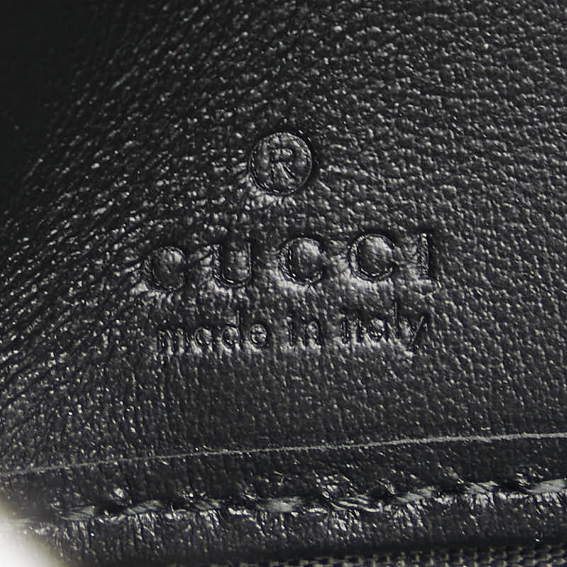 グッチ GGマーモント 長財布 ラウンドファスナー 443123 ブラック レザー レディース GUCCI 【中古】