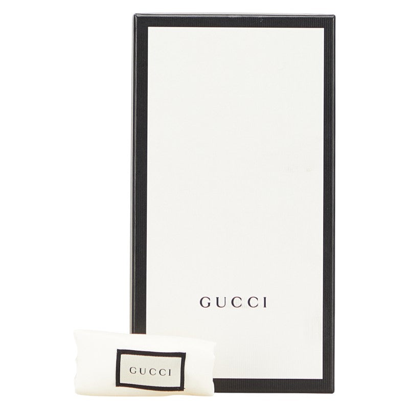 グッチ GGマーモント 長財布 ラウンドファスナー 443123 ブラック レザー レディース GUCCI 【中古】