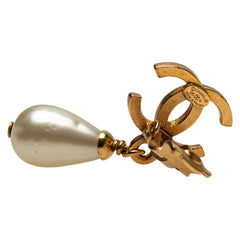 シャネル ヴィンテージ ココマーク イヤリング ゴールド メッキ フェイクパール レディース CHANEL 【中古】