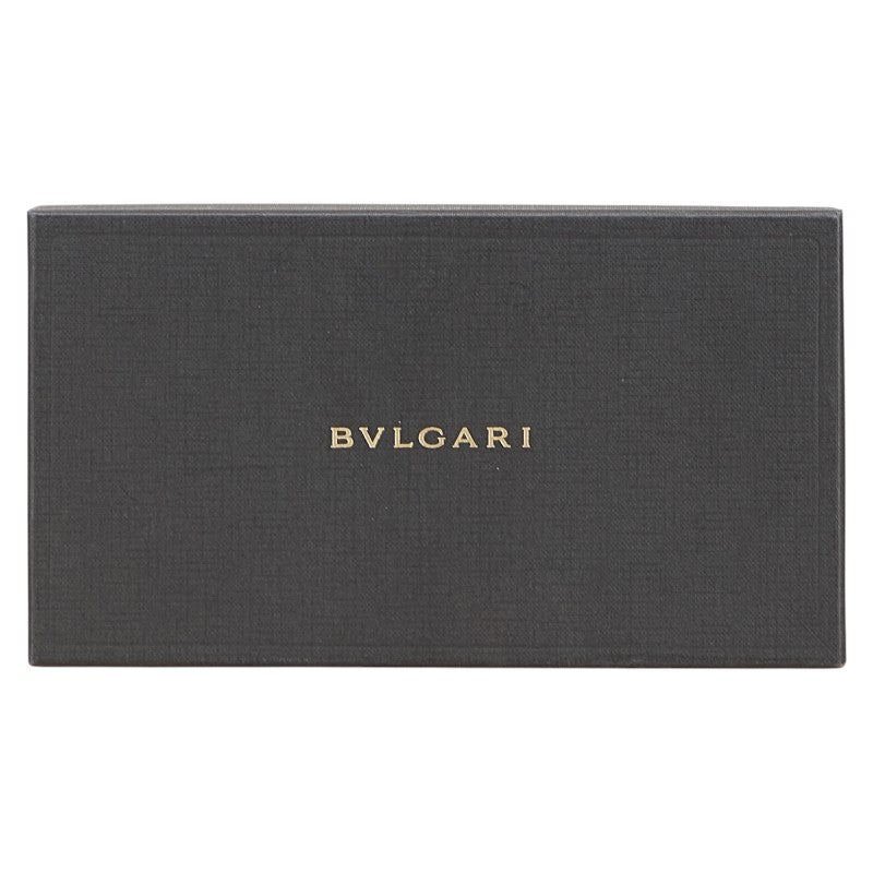 ブルガリ 長財布 ラウンドファスナー 20886 ブラック レザー メンズ BVLGARI 【中古】