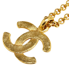 シャネル ココマーク ネックレス ゴールド メッキ レディース CHANEL 【中古】