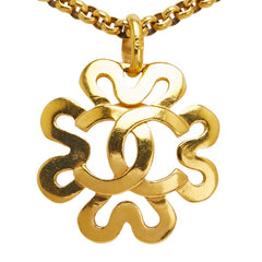 シャネル ココマーク ネックレス ゴールド メッキ レディース CHANEL 【中古】